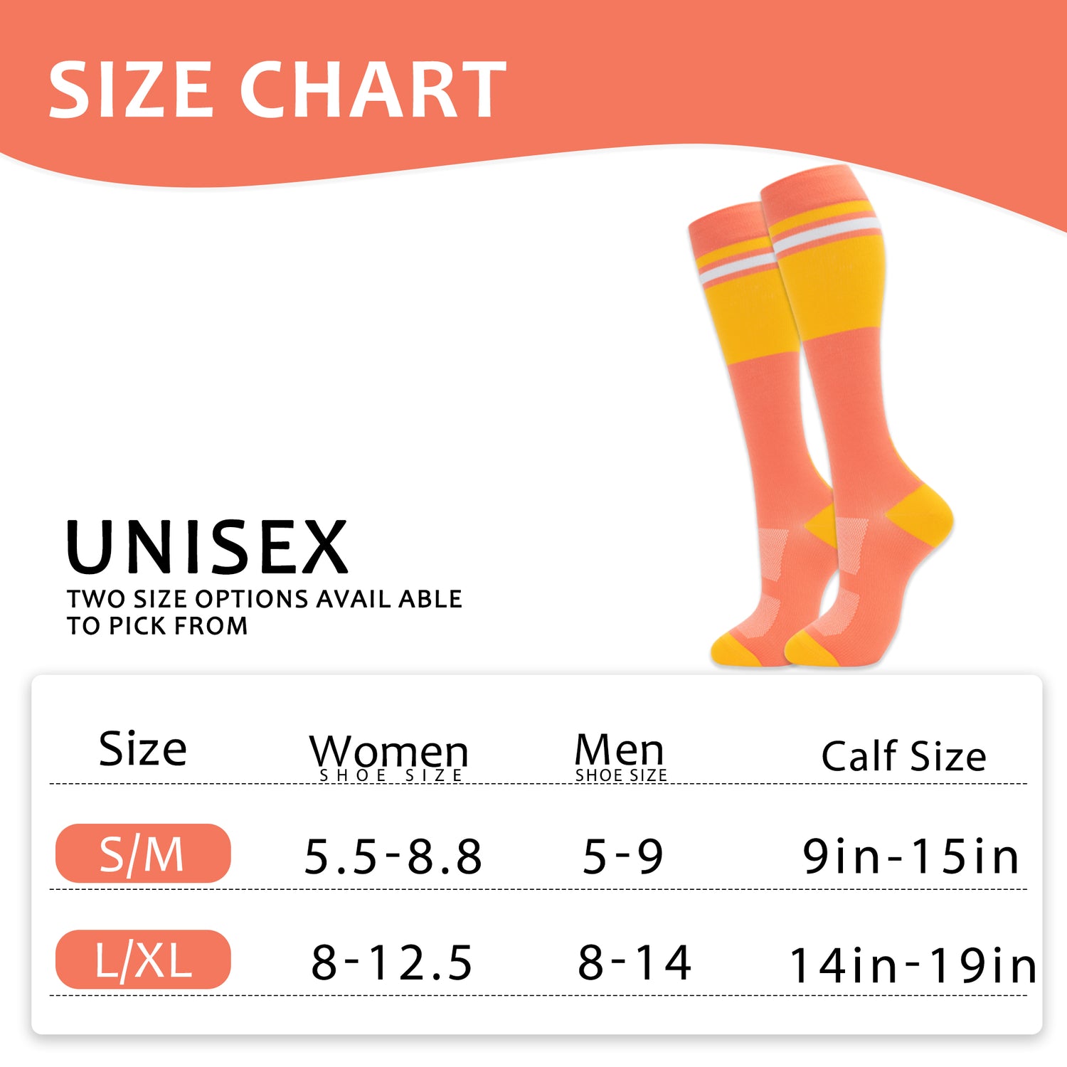 fenglaoda Compression Socks for Women Support Circulation 6 Pairs Socks For Nurse, Travel, Flight